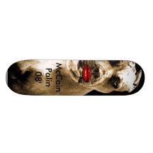 McCain Palin 08" panneau de patin Plateaux De Skate