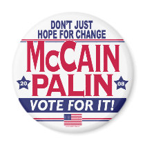 McCain Palin 2008 Refrigerator Magnet