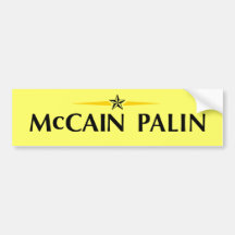 MCCAIN PALIN Bumper sticker