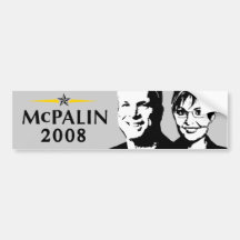 MCCAIN PALIN BUMPER STICKER