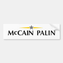 MCCAIN PALIN Bumpersticker Bumper Stickers