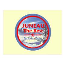 McCain Palin JUNEAU Postcard