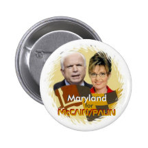 McCain/Palin Maryland Button