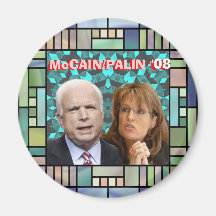 McCain/Palin Mosaic Magnet