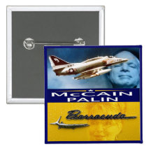 McCain/Palin Square Button