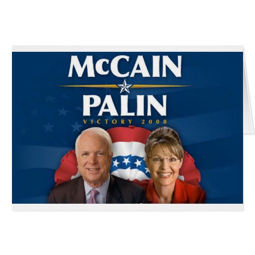 McCain-Palin Victory 2008 Greeting Card