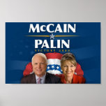 McCain-Palin Victory 2008 posters