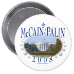 McCain Palin White House 2008 Buttons