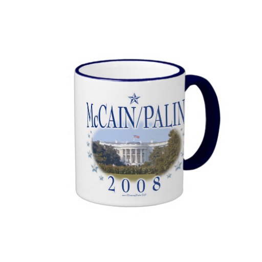 McCain Palin White House 2008 Mugs