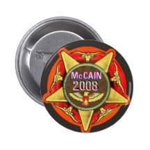 McCain sheriff badge Button