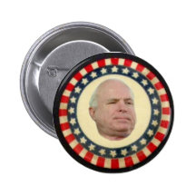 McCain: Stars & Stripes Button