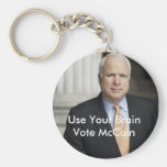 mccain, Use Your BrainVote McCain keychain