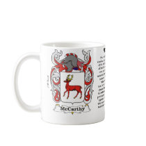 McCarthy Family Coat of Arms mug