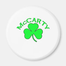 McCarty Refrigerator Magnet
