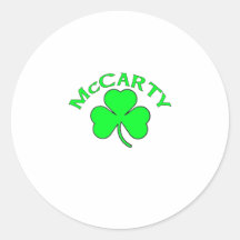 McCarty Sticker