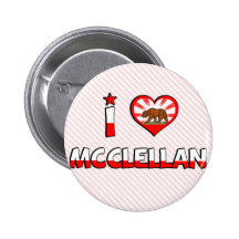 McClellan, CA Pinback Buttons