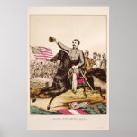 McClellan on Horseback by Gibson and Company 1862 Print