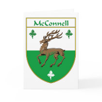 McConnell Coat of Arms/Family Crest Card