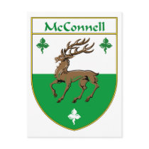 McConnell Coat of Arms/Family Crest Post Cards