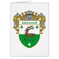 McConnell Coat of Arms (Mantled) Greeting Card