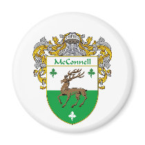 McConnell Coat of Arms (Mantled) Refrigerator Magnets