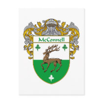 McConnell Coat of Arms (Mantled) Postcards