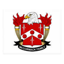 McCormack Family Crest Postcard