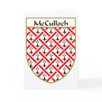 McCulloch Coat of Arms/Family Crest Card