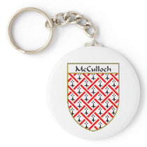 McCulloch Coat of Arms/Family Crest Keychain