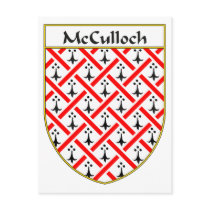 McCulloch Coat of Arms/Family Crest Post Card
