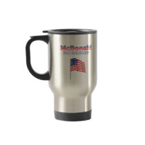 McDonald for Congress Patriotic American Flag Mug
