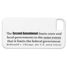 McDonald v. Chicago, 561 U.S. 3025 (2010) iPhone 5 Case