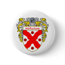 McFarland Coat of Arms (Mantled) Button