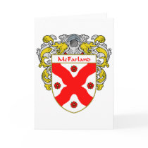 McFarland Coat of Arms (Mantled) Card