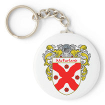 McFarland Coat of Arms (Mantled) Key Chains