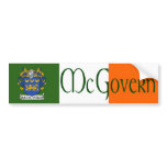 McGovern Coat of Arms Bumper Sticker bumper stickers