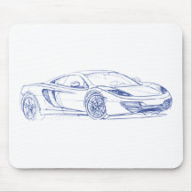 McL-MP412coupe 2012 Mousepad