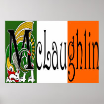 McLaughlin Celtic Dragon Print