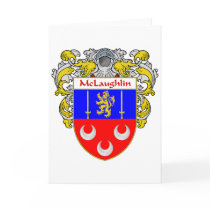 McLaughlin Coat of Arms (Mantled) Cards