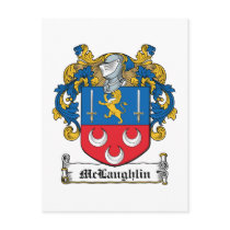 McLaughlin Family Crest Post Cards