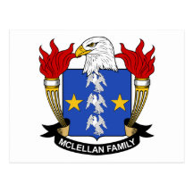 McLellan Family Crest Post Cards