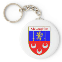McLoughlin Coat of Arms/Family Crest Key Chains