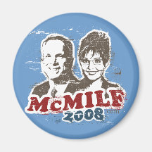 McMilf button Refrigerator Magnets