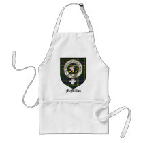 McMillan Clan Crest Badge Tartan Apron