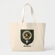 McMillan Clan Crest Badge Tartan Bags