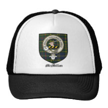 McMillan Clan Crest Badge Tartan Mesh Hat