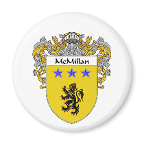 McMillan Coat of Arms (Mantled) Refrigerator Magnet