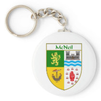 McNeil Coat of Arms/Family Crest Keychain