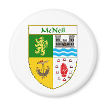 McNeil Coat of Arms/Family Crest Refrigerator Magnet