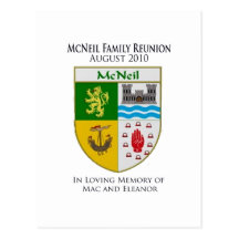 McNeil Family Reunion Post Cards